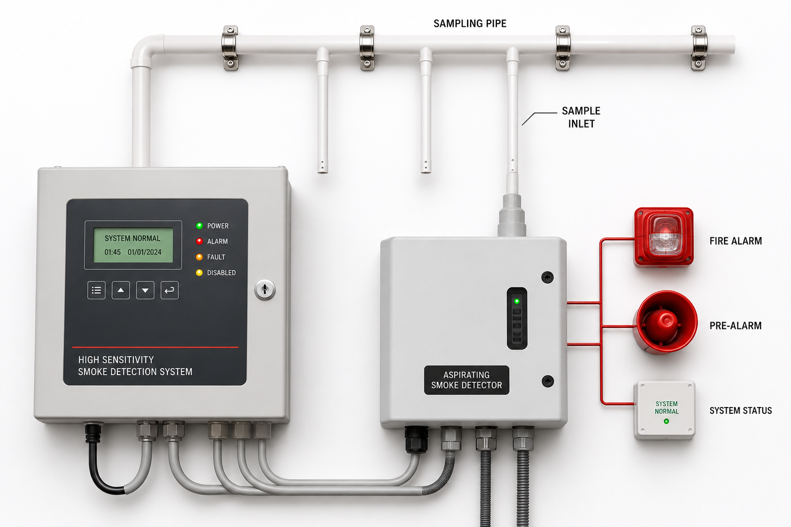 High Sensitivity Smoke Detection System