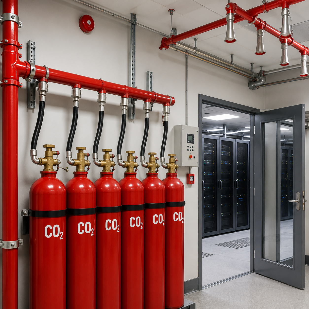 Co2 Gas Based Extinguishing System