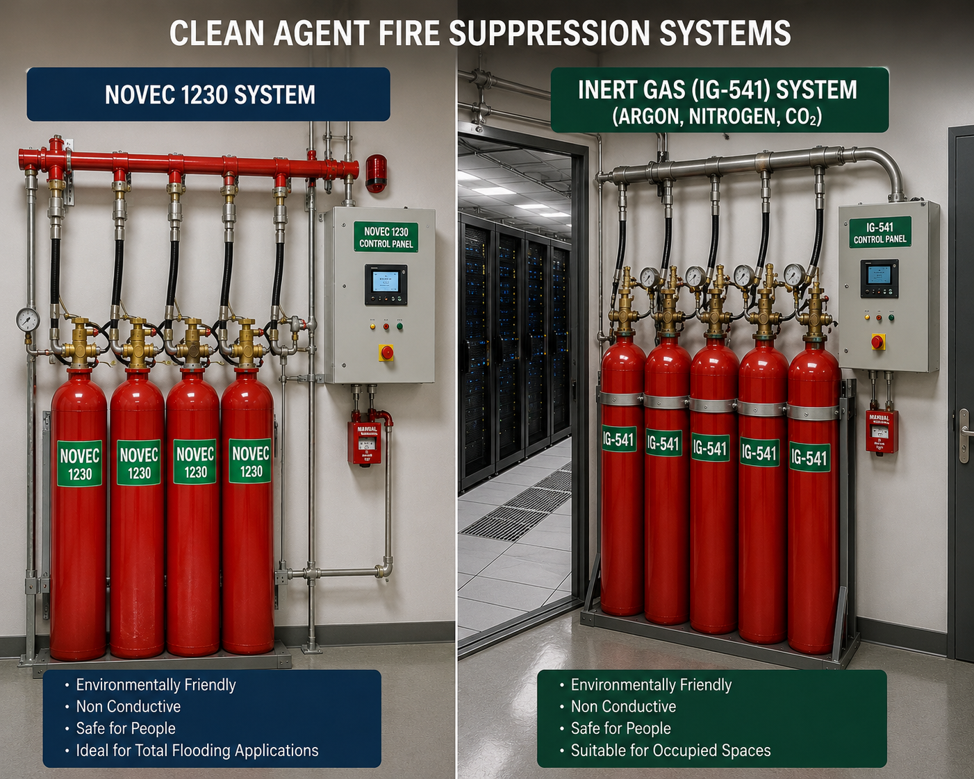 Novec 1230 And Inert Gas Clean Agent Systems